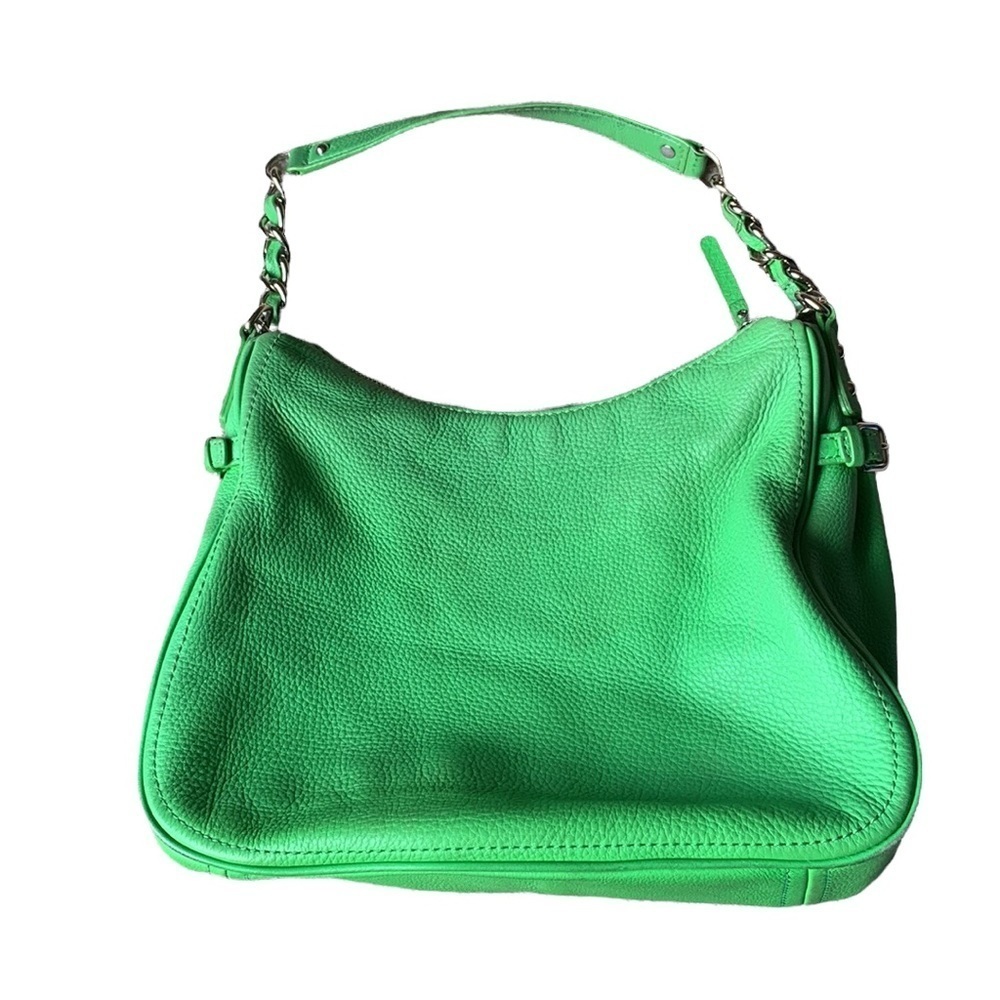 Kate Spade Cobble Hill Finley Hobo Pebbled Leather Shoulder Bag Shamrock Green - Picture 3 of 16